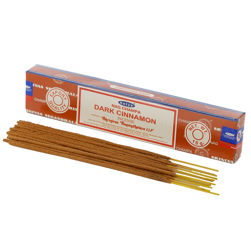 Satya Dark Cinnamon Nag Champa Incense Sticks INC621