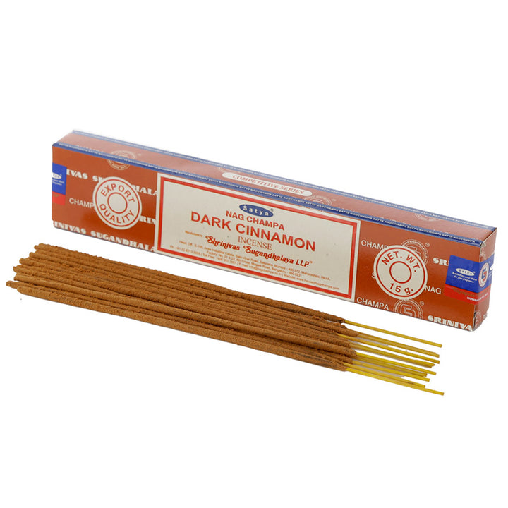 Satya Dark Cinnamon Nag Champa Incense Sticks INC621