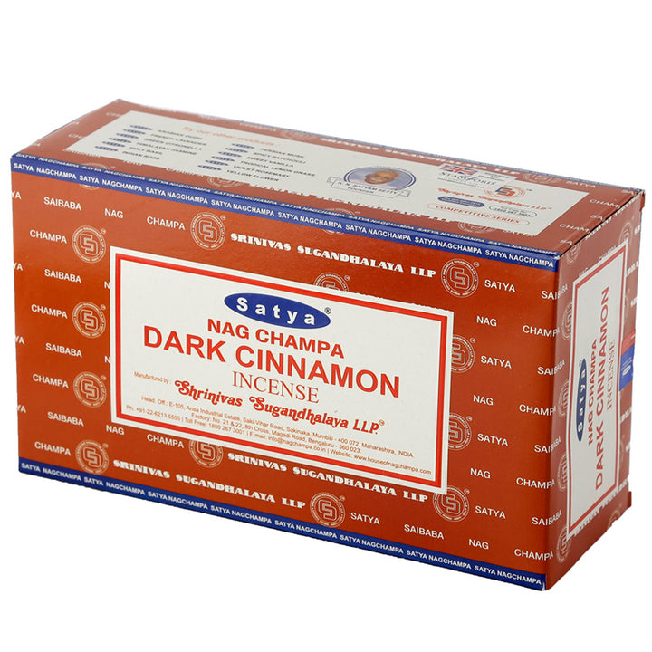 Satya Dark Cinnamon Nag Champa Incense Sticks INC621