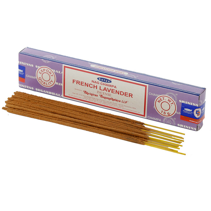 Satya French Lavender Nag Champa Incense Sticks INC625