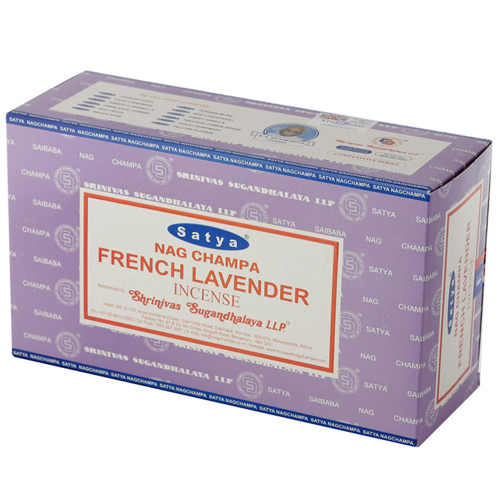Satya French Lavender Nag Champa Incense Sticks INC625