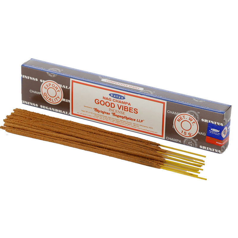 Satya Good Vibes Nag Champa Incense Sticks INC627