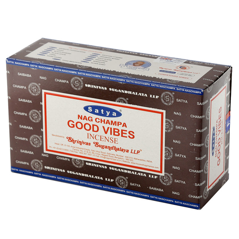Satya Good Vibes Nag Champa Incense Sticks INC627