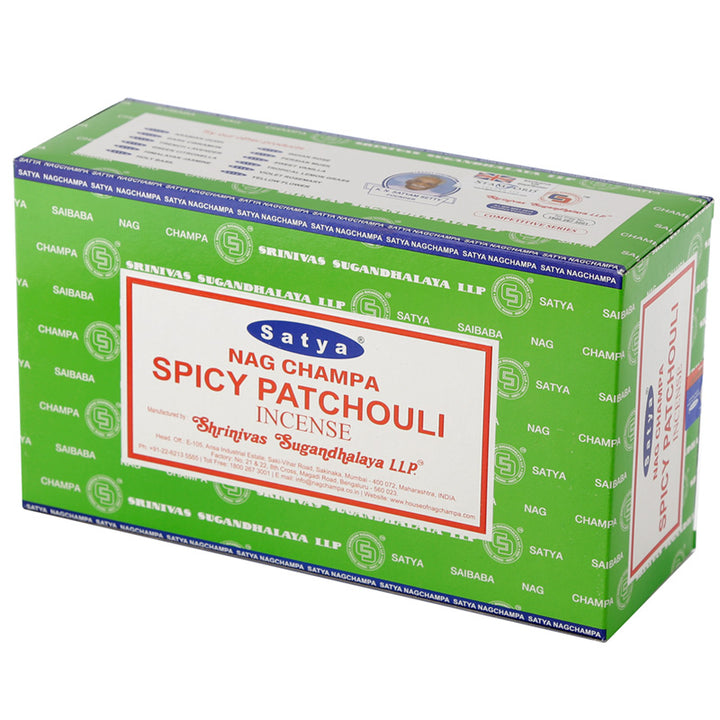 Satya Spicy Patchouli Nag Champa Incense Sticks INC636