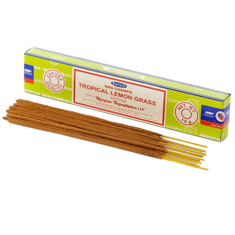 Satya Tropical Lemon Grass Nag Champa Incense Sticks INC638