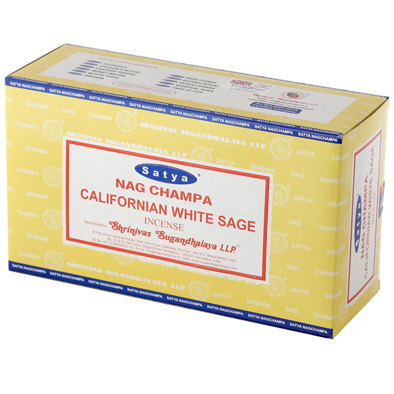 Satya VFM Californian White Sage Nag Champa Incense Sticks INC643