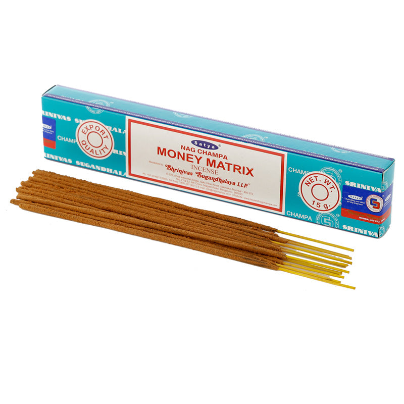 Satya VFM Money Matrix Nag Champa Incense Sticks INC646