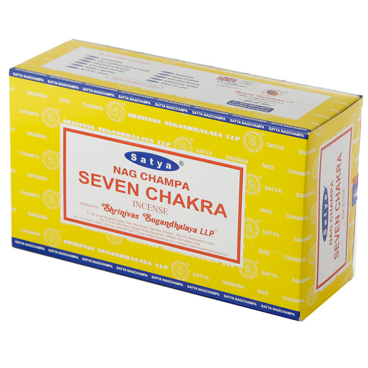 Satya VFM Seven Chakra Nag Champa Incense Sticks INC649