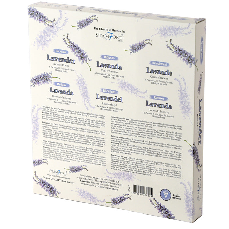 Stamford Backflow Incense Cones Lavender INC667