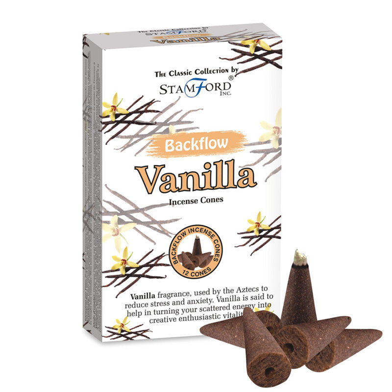Stamford Backflow Incense Cones Vanilla INC671