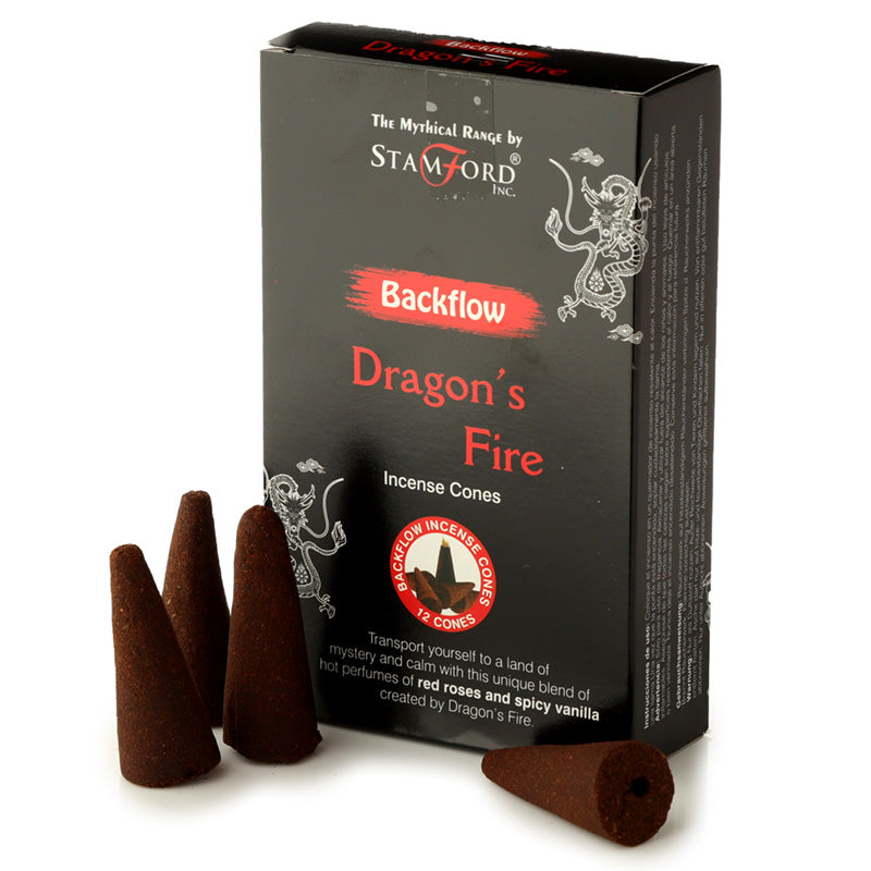 Stamford Backflow Incense Cones Dragons Fire INC680