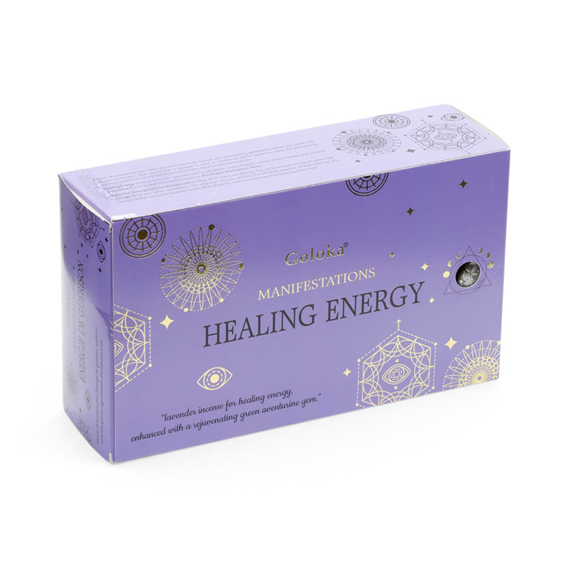 Goloka Manifestations Healing Lavender & Aventurine Gemstone Set INC842