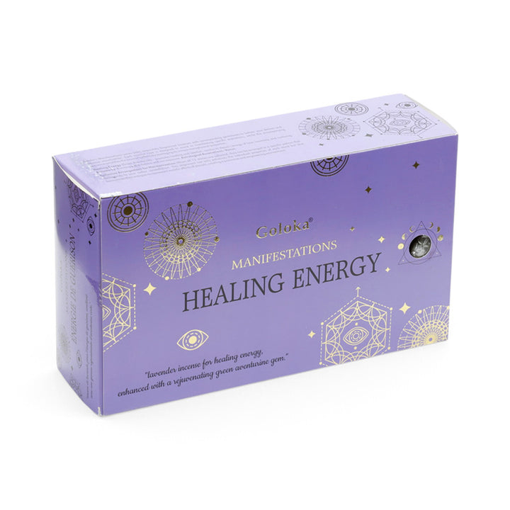 Goloka Manifestations Healing Lavender & Aventurine Gemstone Set INC842