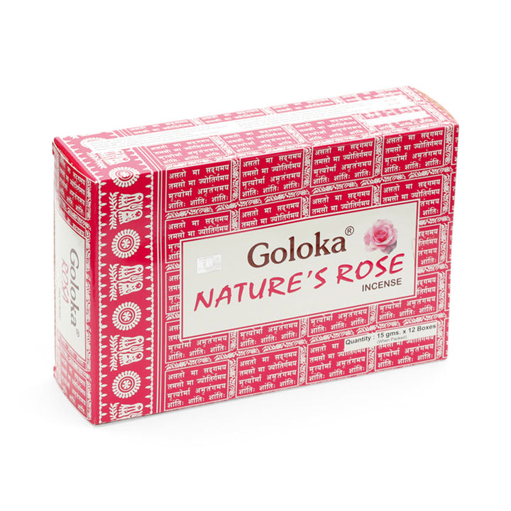 Goloka Nature's Rose Incense Sticks INC848