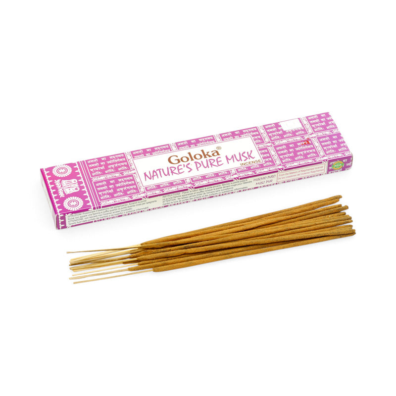 Goloka Nature's Musk Incense Sticks INC850