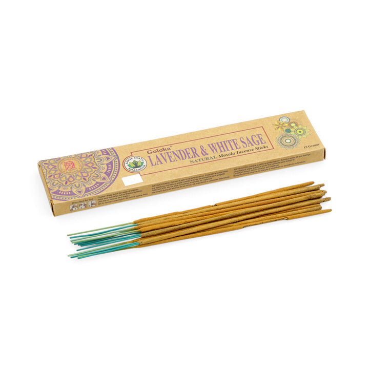 Goloka Organika Lavender & White Sage Incense Sticks INC852
