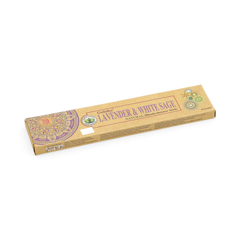 Goloka Organika Lavender & White Sage Incense Sticks INC852