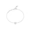 Guess Borboleta Womens Silver Crystal Bracelet UBB06135RHL
