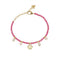 Guess Jaipur Splendor Womens Yellowgold And Lightrose Cubic Zirconia Bracelet UBB06145YGFCL