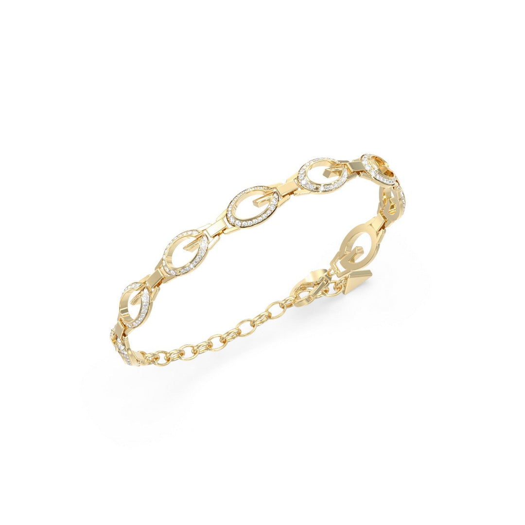 Guess Jewellery Womens 8Mm Multi G Camden Crystals Bracelet UBB06341YGL