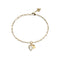 Guess Jewellery Womens 11Mm Heart Charm Bracelet UBB06360YGL