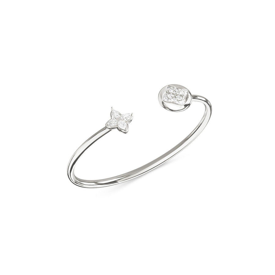 Guess Jewellery Womens Bloom Contrarie Flexi Bangle UBB06472RHL