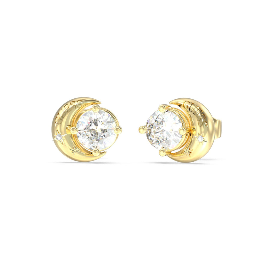 Guess Aurora Women's Gold Cubic Zirconia Earrings UBE06233YG