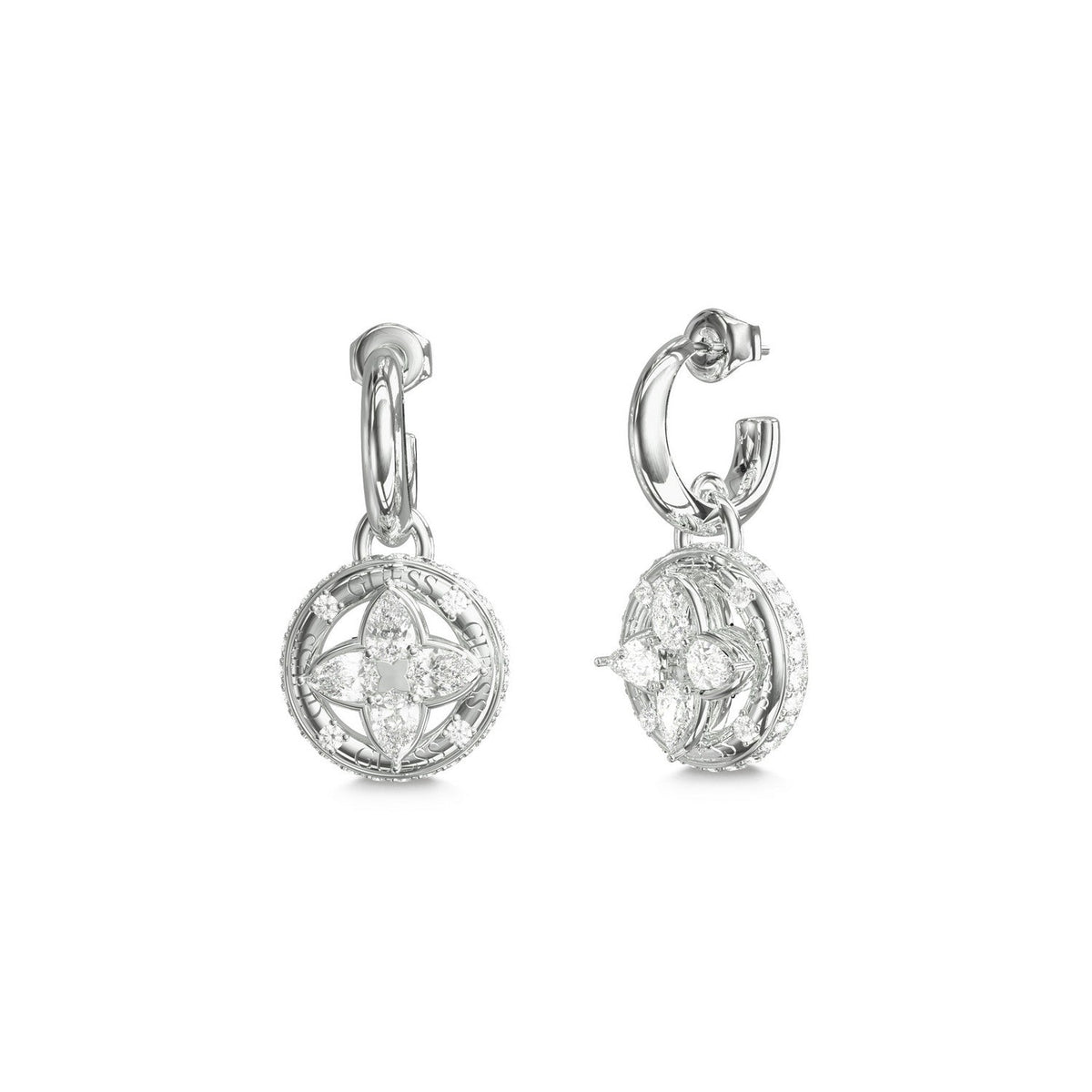 Guess Jewellery Womens 24Mm Spinning Bloom Pendants UBE06463RH
