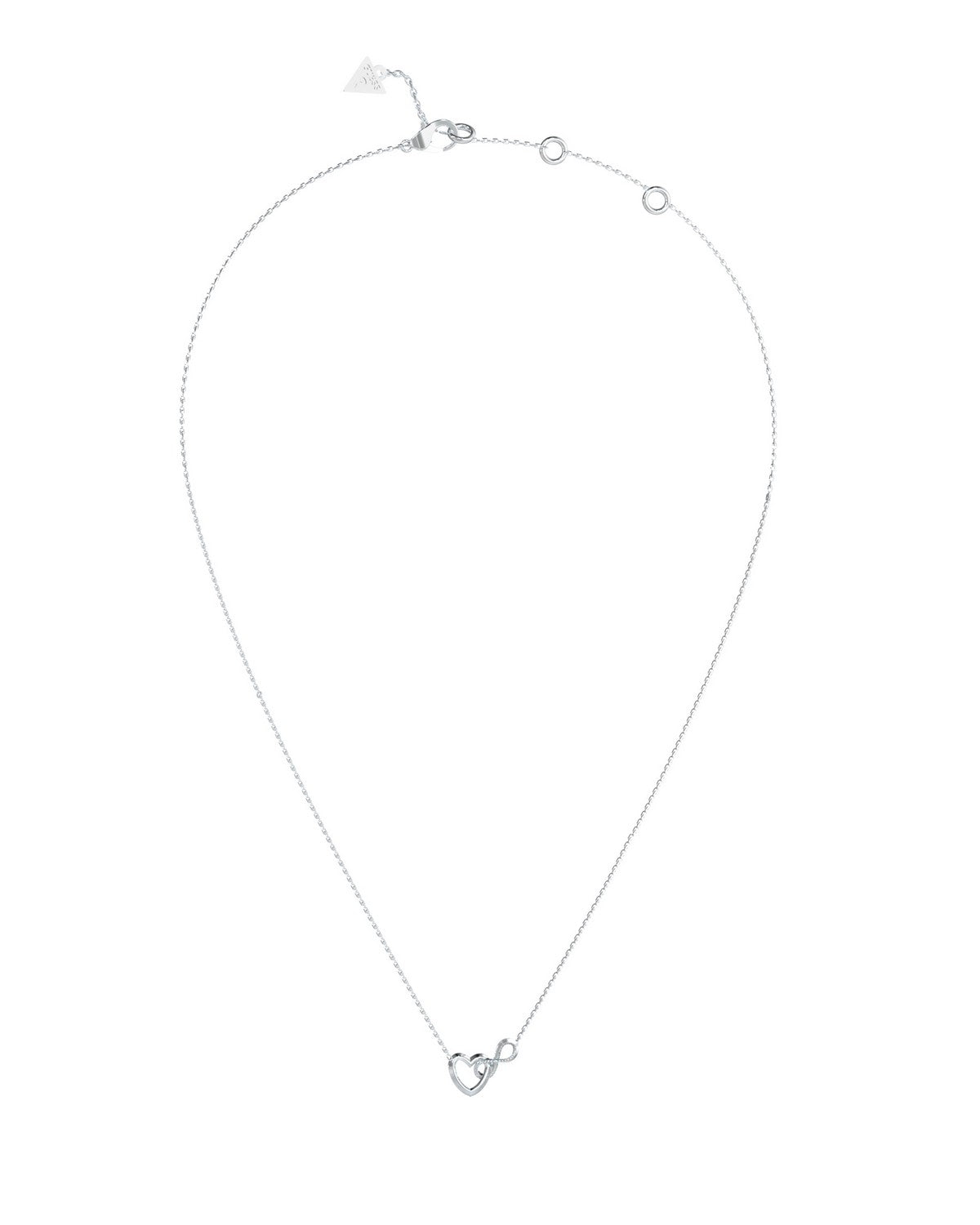 Guess Womens Iconique 16-18" Infinity&Heart Necklace UBN05530RH