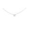 Guess Borboleta Womens Silver Crystal Necklace UBN06134RH