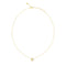 Guess Aurora Womens Yellow Gold Cubic Zirconia Necklace UBN06232YG