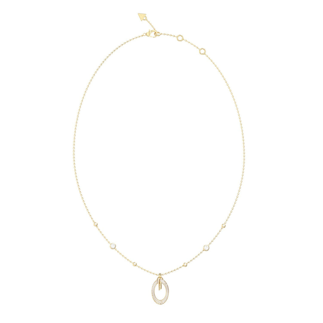 Guess Jewellery Womens 18-20" G Camden Crystals Necklace UBN06340YG