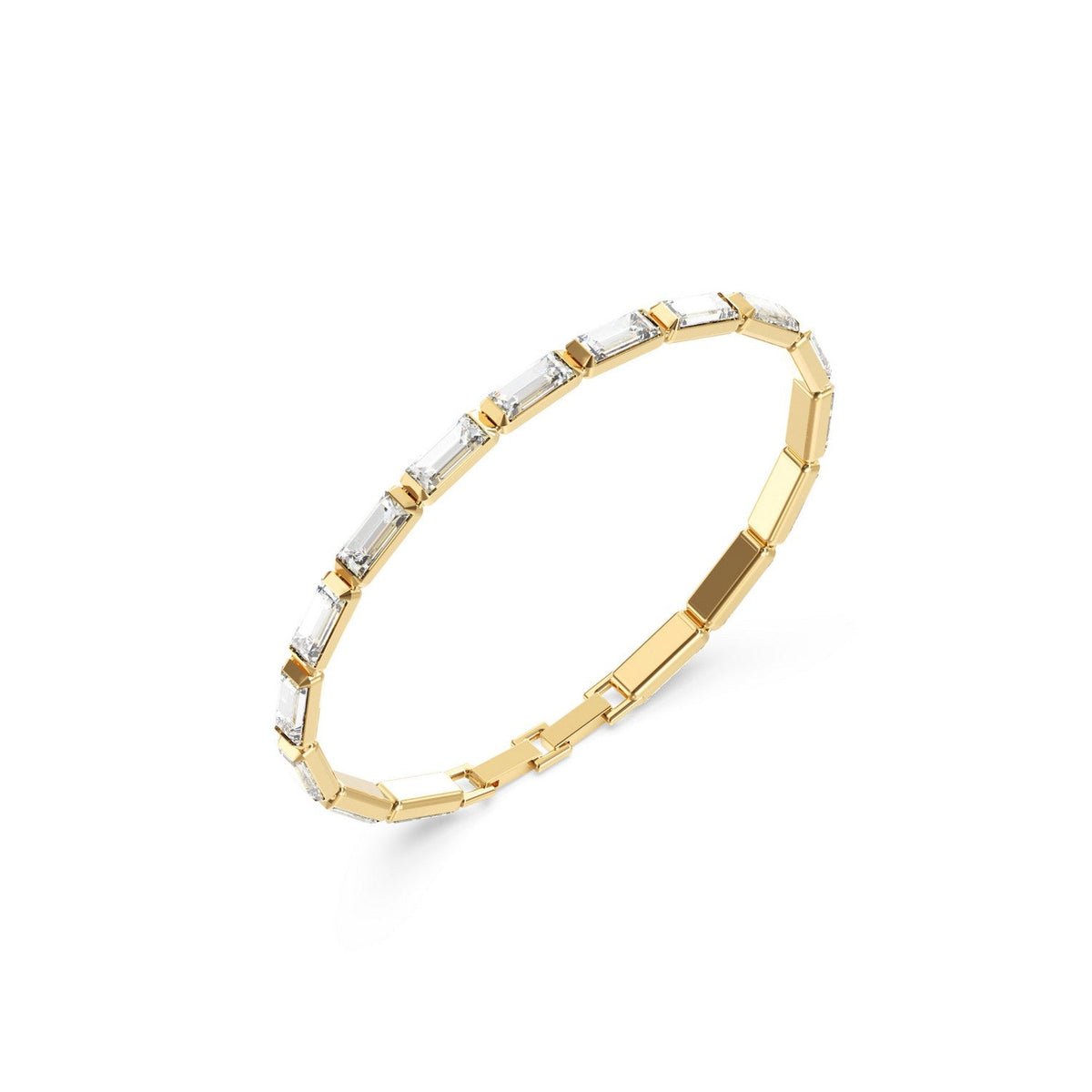 Guess Jewellery Womens 4Mm Supremo Tennis Bracelet UMB06080YGXS