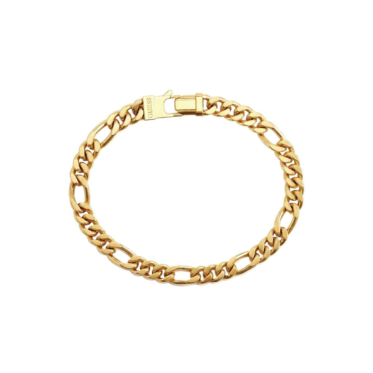 Guess Jewellery Mens 5Mm Alternated Chain Bracelet UMB06102YGS