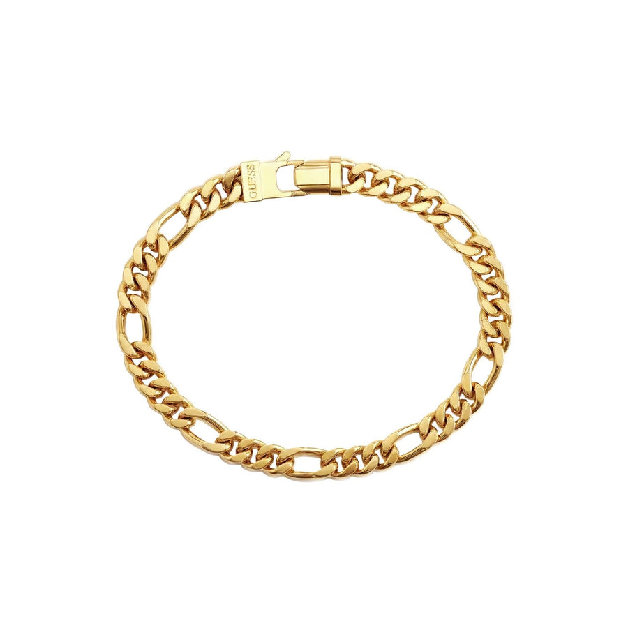 Guess Jewellery Mens 5mm Alternated Chain Bracelet UMB06102YGS