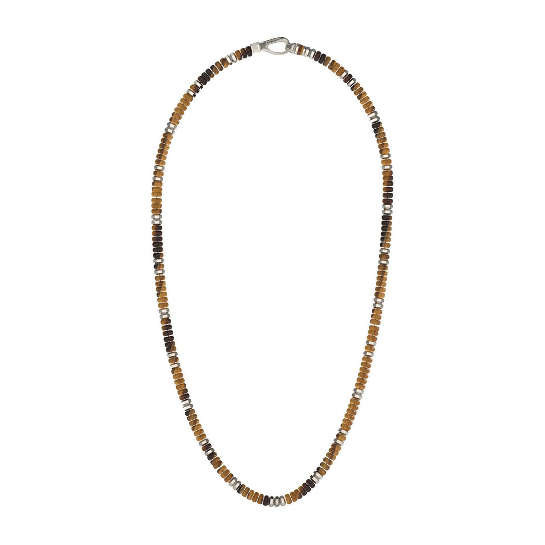 Guess Jewellery Mens 23" Exagonal Beads Necklace UMN06093STBW