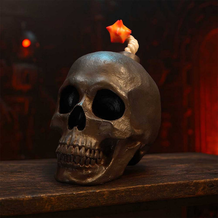 Mind Blown Skull Figurine K7484A26