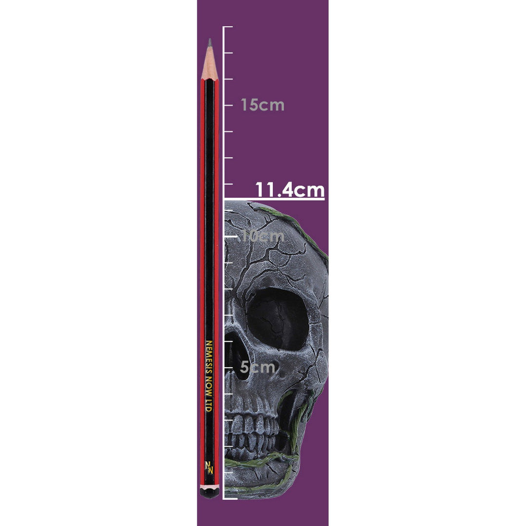 Twilight Bloom Gothic Skull Figurine K7485A26