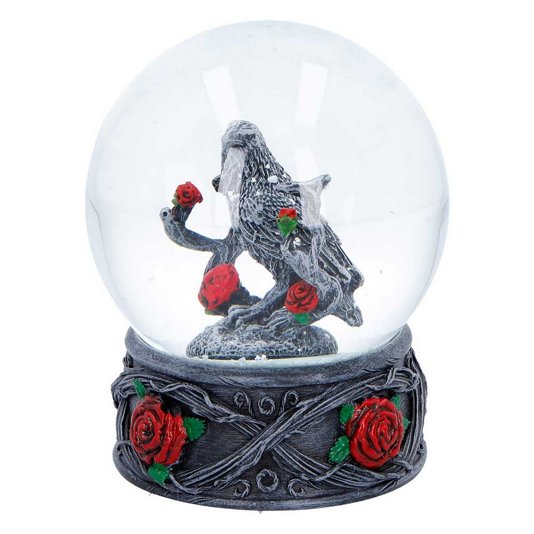 Twilight Bloom Gothic Snow Globe K7486A26