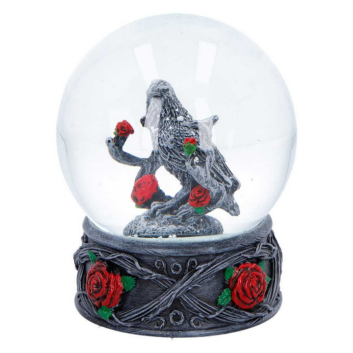Twilight Bloom Gothic Snow Globe K7486A26