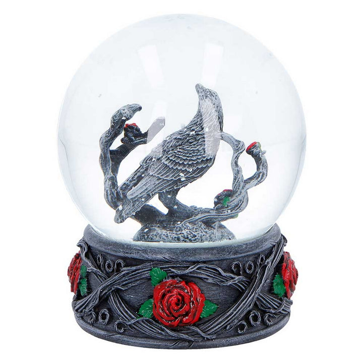 Twilight Bloom Gothic Snow Globe K7486A26