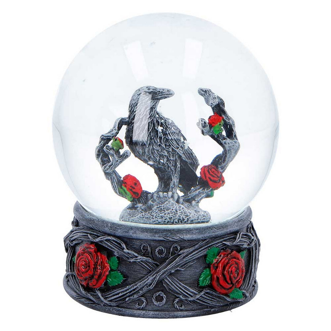 Twilight Bloom Gothic Snow Globe K7486A26