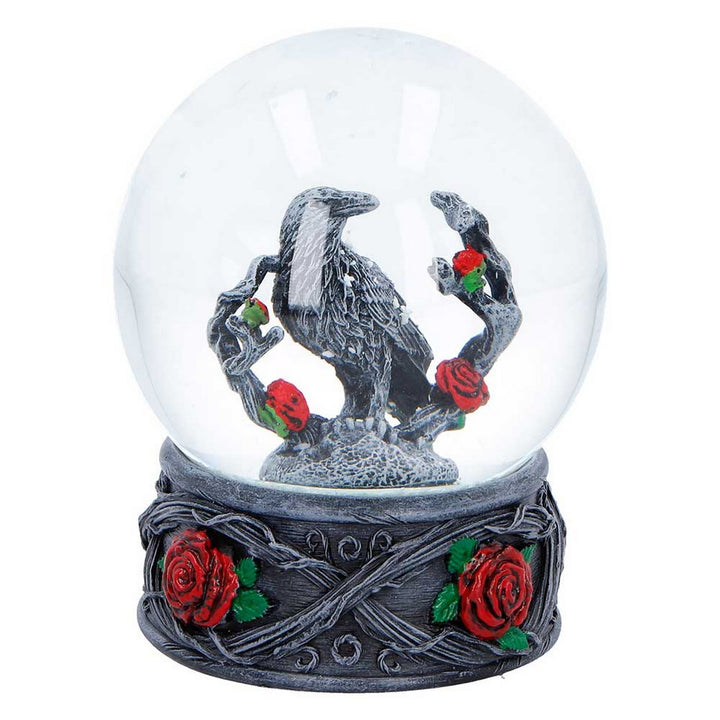 Twilight Bloom Gothic Snow Globe K7486A26