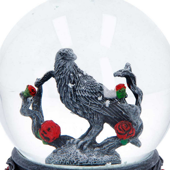 Twilight Bloom Gothic Snow Globe K7486A26