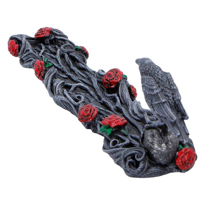 Twilight Bloom Gothic Raven Incense Burner K7488A26