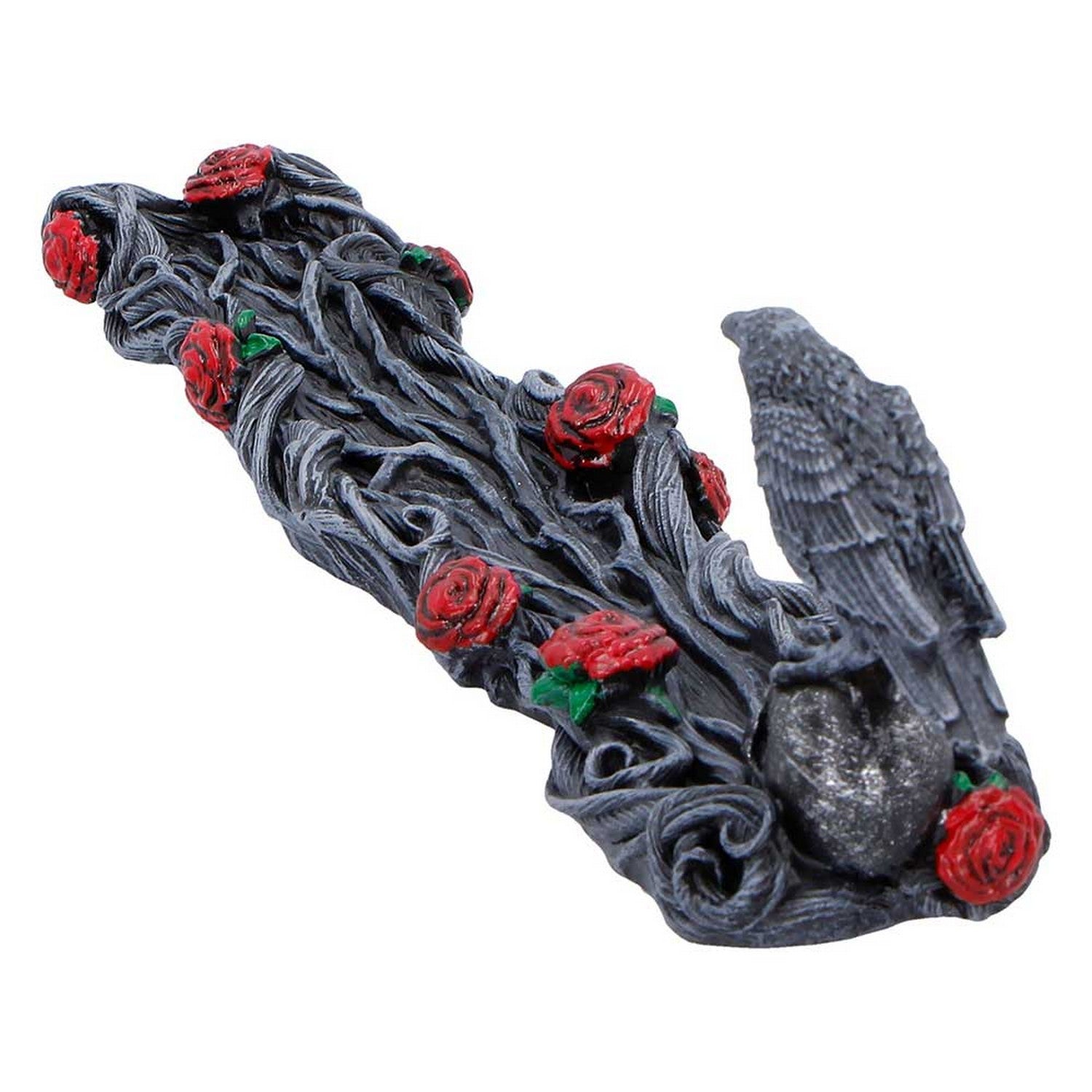 Twilight Bloom Gothic Raven Incense Burner K7488A26