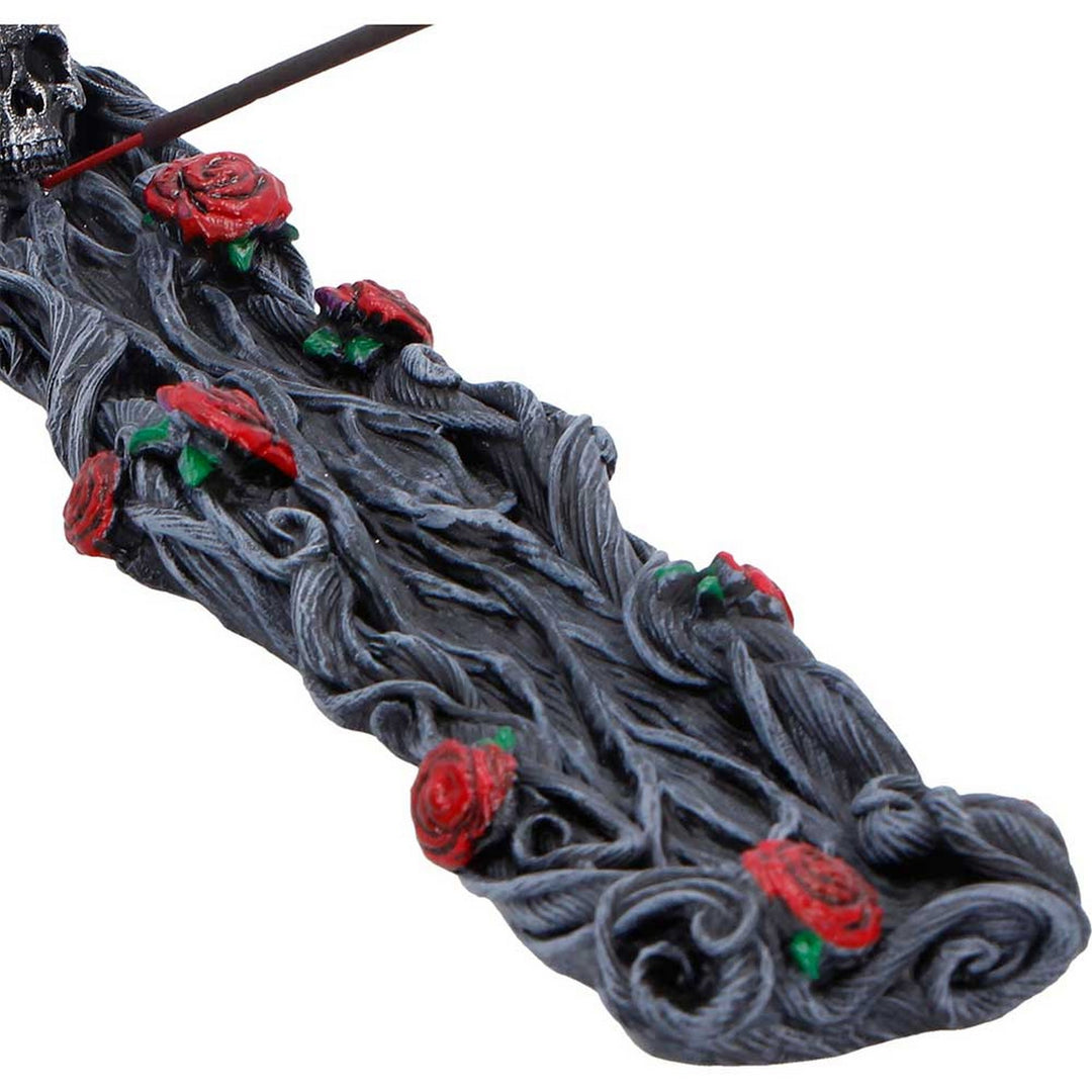 Twilight Bloom Gothic Raven Incense Burner K7488A26