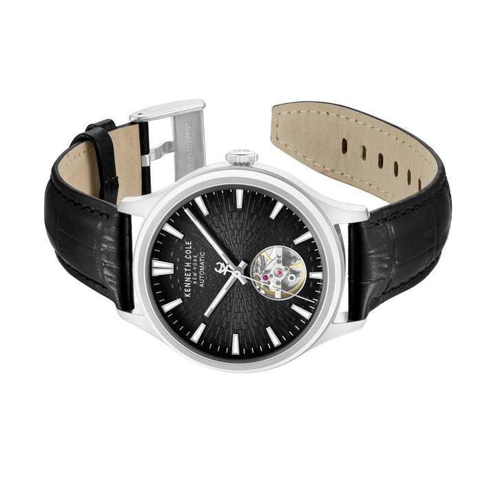 Kenneth Cole Newport Black Automatic Modern Classic Watch KCWGX0098007