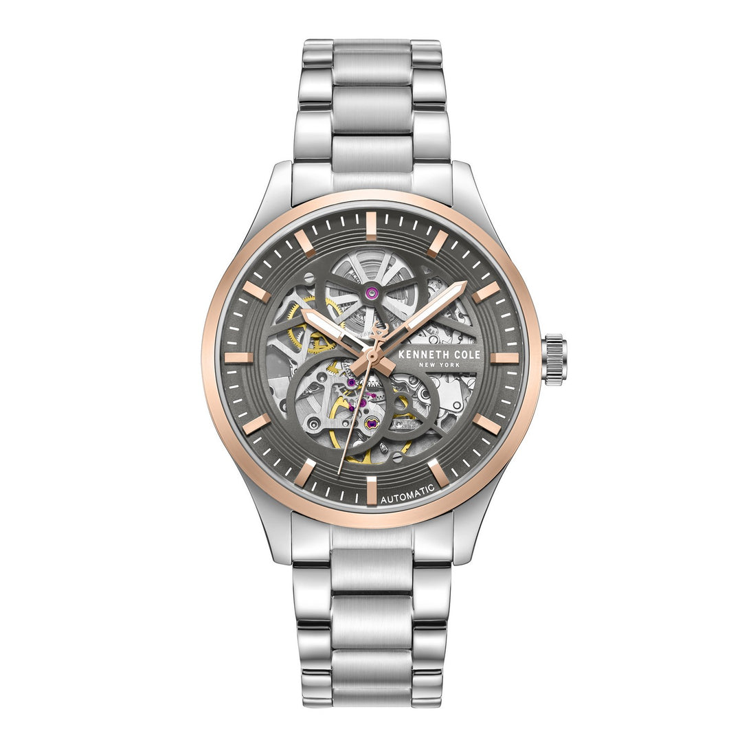 Kenneth Cole Ashton Grey Automatic Modern Dress Watch KCWGY0080702