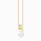Natural Beauty Gold Plated Freshwater Pearl Necklace KE2318-430-14